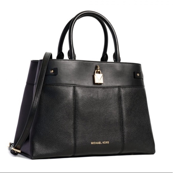 Michael Kors Handbags - Reduced for CCO! MICHAEL KORS Gramercy Medium Satchel in Black, 100% Leather